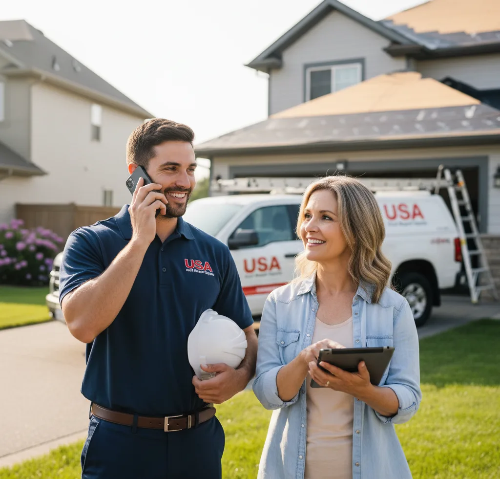 USA Roof Repair Experts customer support in Berea